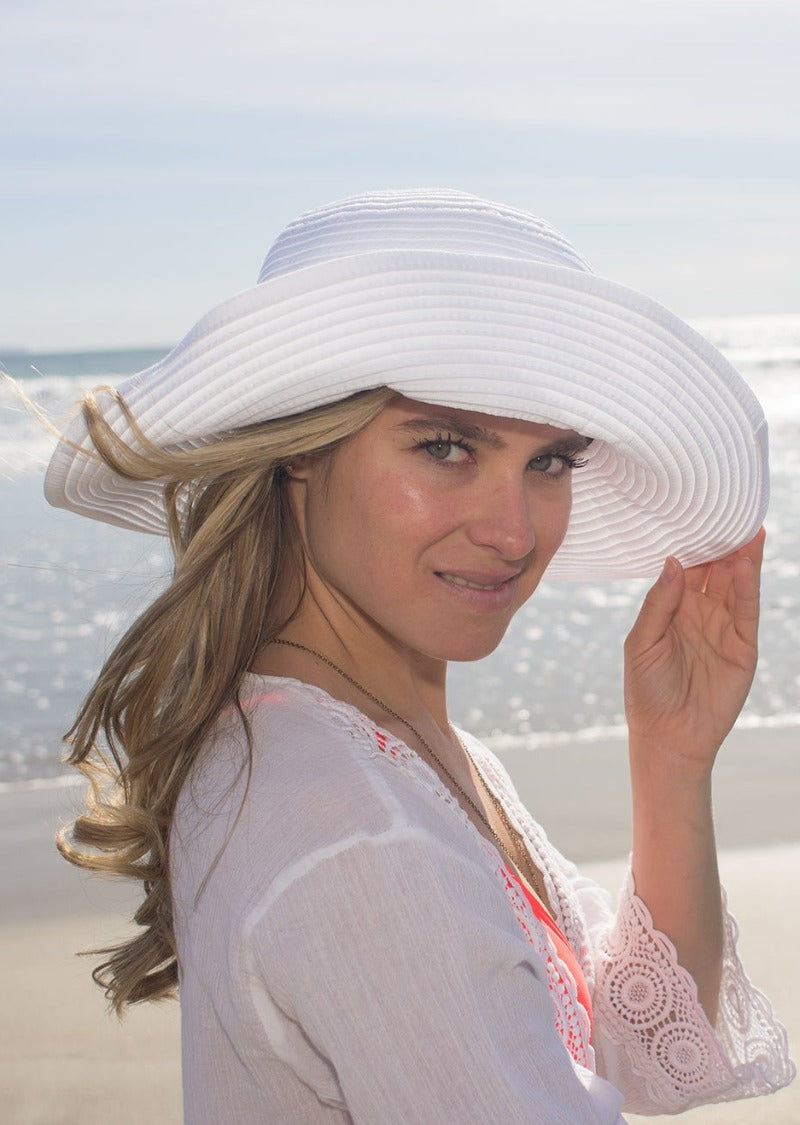 Extra Wide Brimmed Floppy Hat Women's Sunhat Washable Crushable