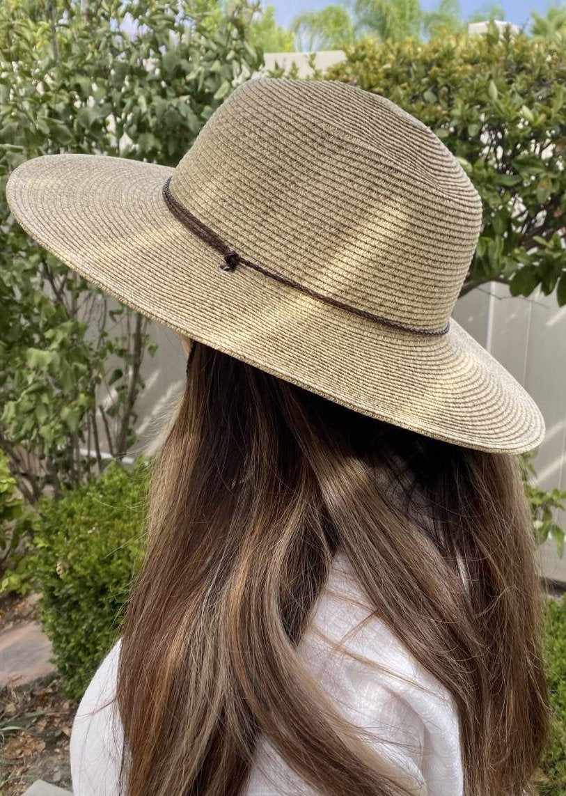 Outrigger Large Head Summer Hat - Stone Grey / Large / 4 in