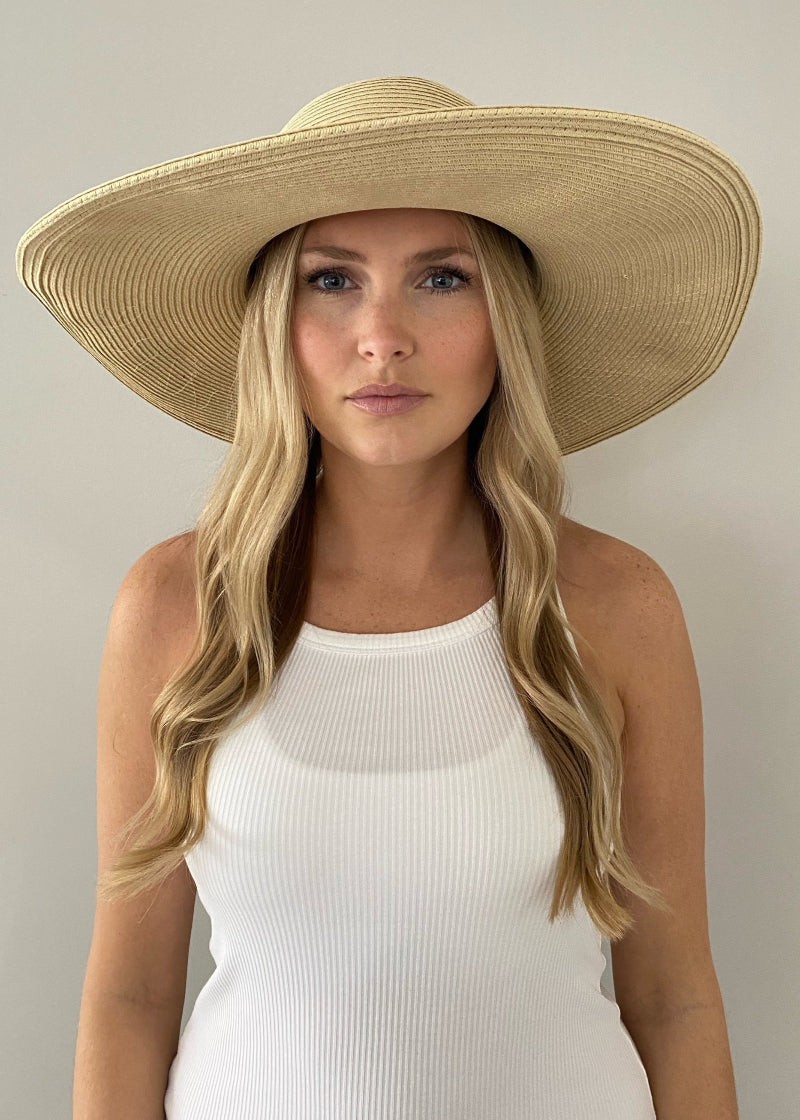 Hello Sunshine Big Brim Sun Hat Women