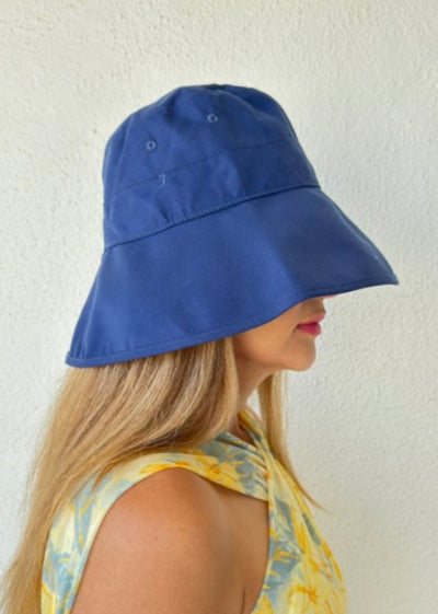 Womens Travel Hat Packable Crushable UPF 50 Bucket Hat navy