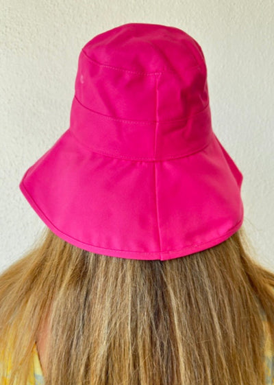 Womens Travel Hat Packable Crushable UPF 50 Bucket Hat Pink