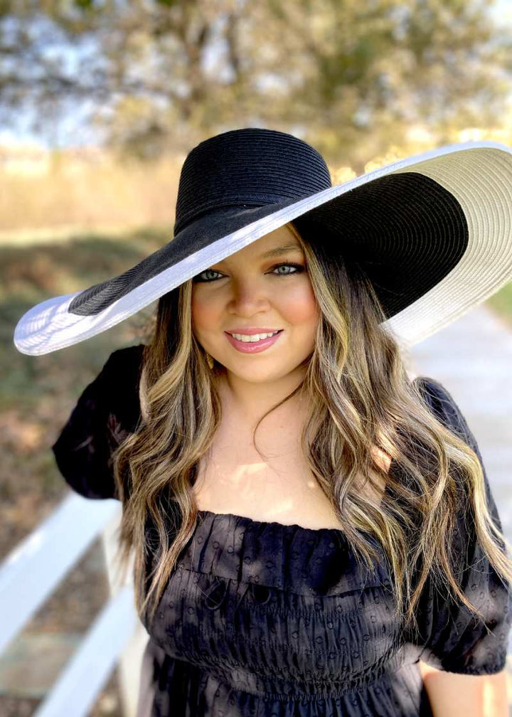 Buy black floppy hat online